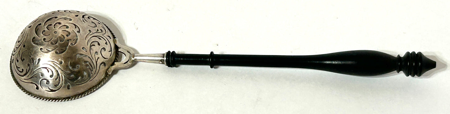 JEAN LOUIS HARDY EARLY 1800'S SILVER TEA OR PUNCH STRAINER