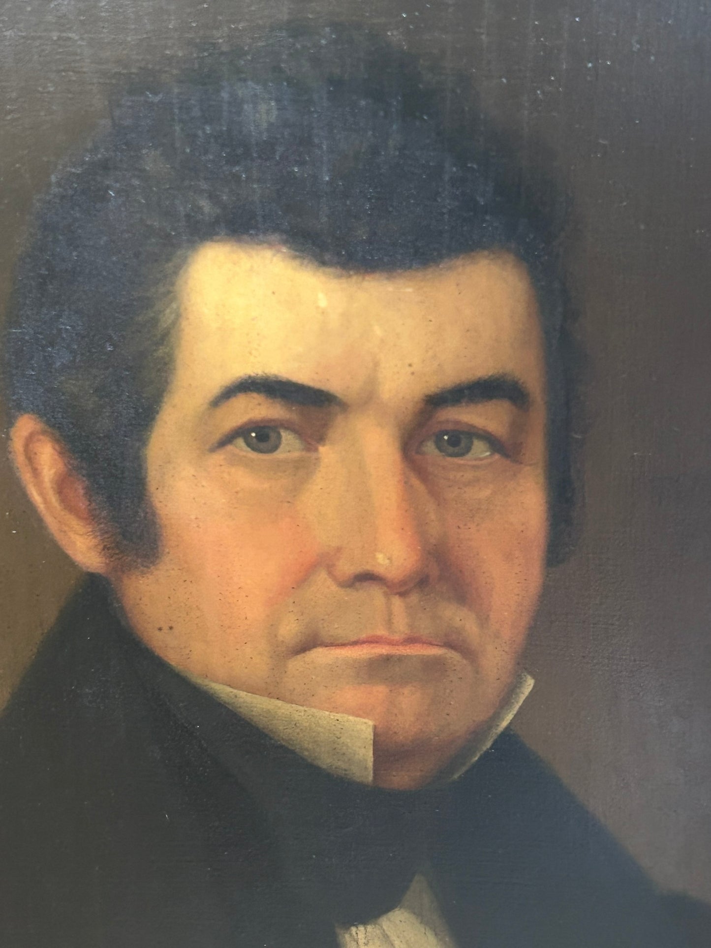 MID 1800'S PAIR OF PORTRAITS OF MAN AND WOMAN - CALL  TEXT FOR PRICE INFORMATION