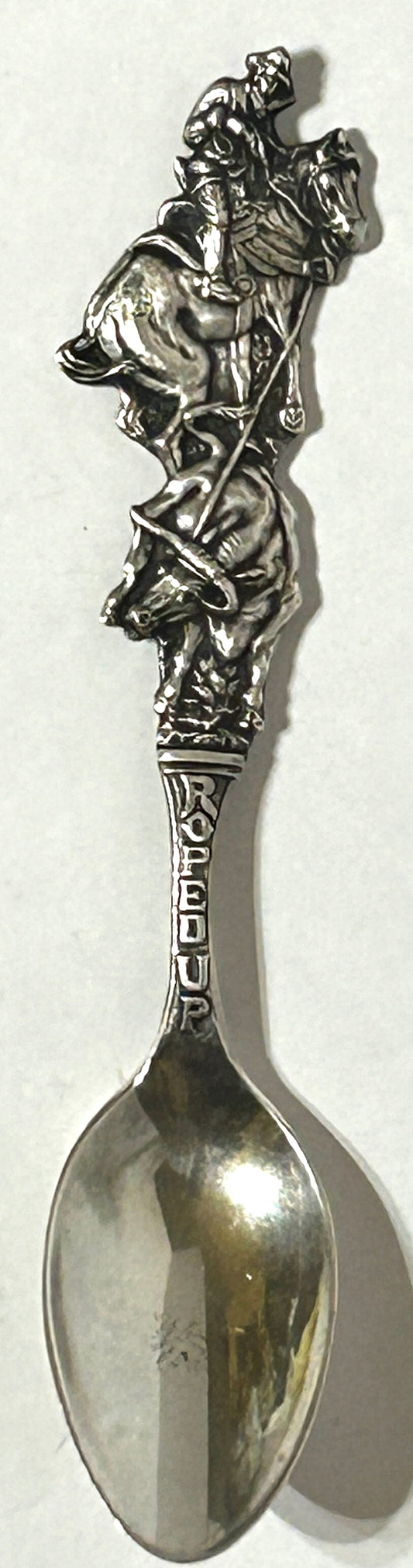 STERLING SILVER FIGURAL COWBOY SPOON