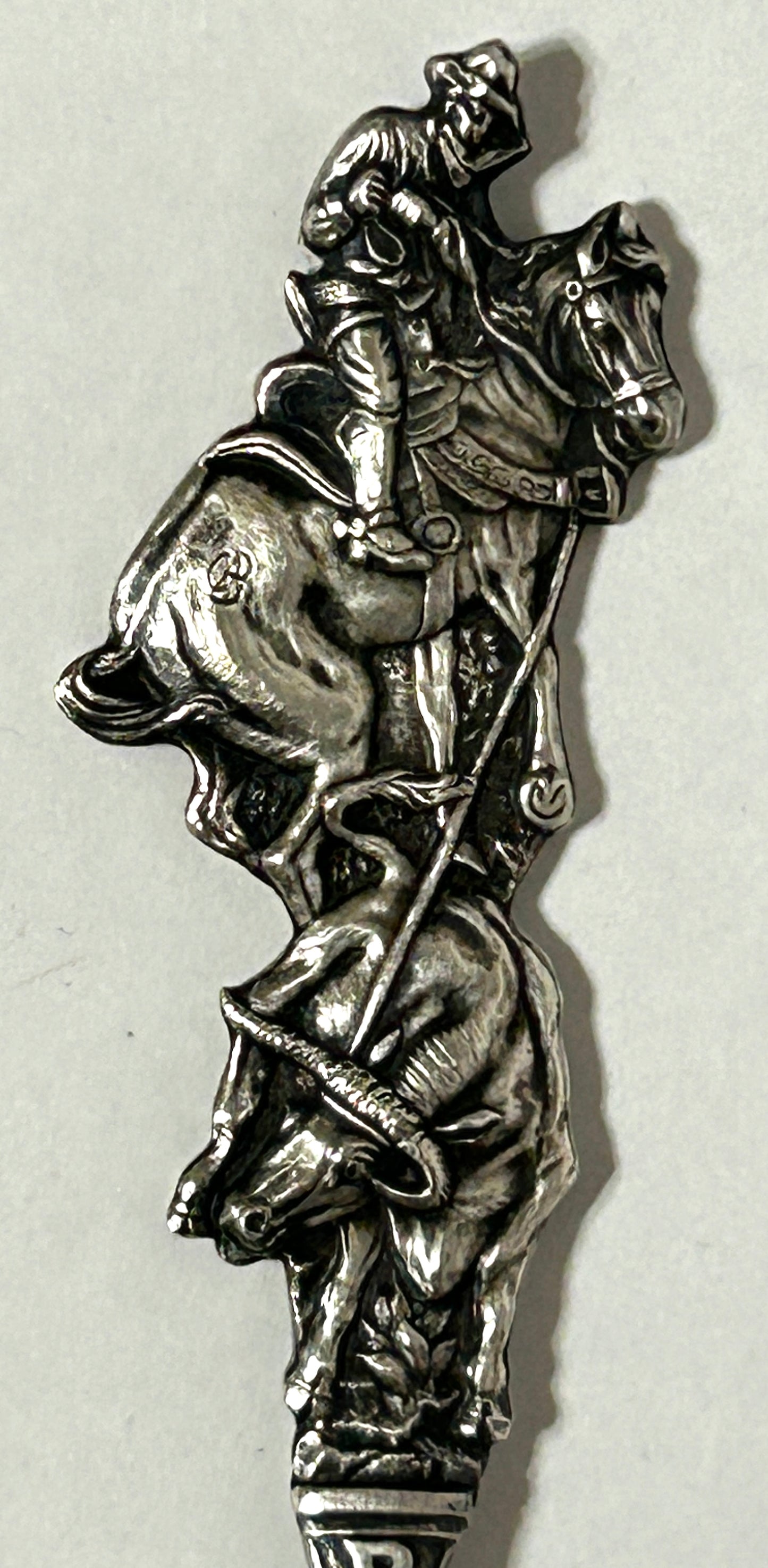 STERLING SILVER FIGURAL COWBOY SPOON
