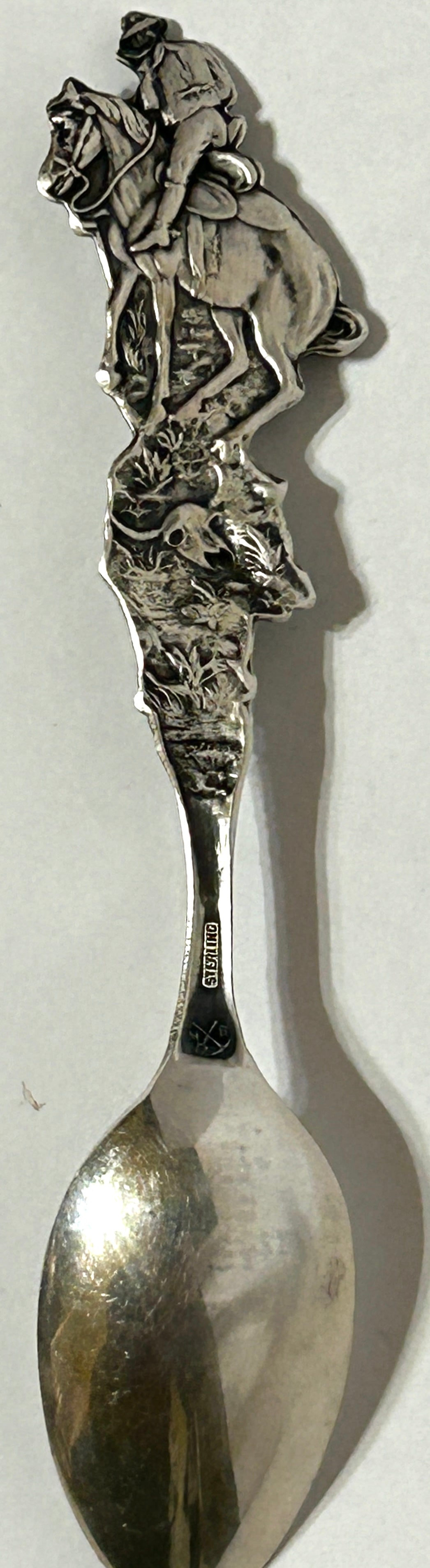 STERLING SILVER FIGURAL COWBOY SPOON