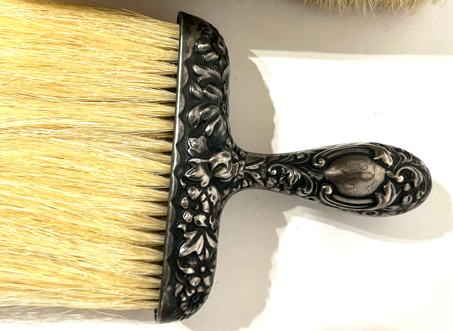 GORHAM STERLING SILVER ANTIQUE FLORAL DRESSER SET