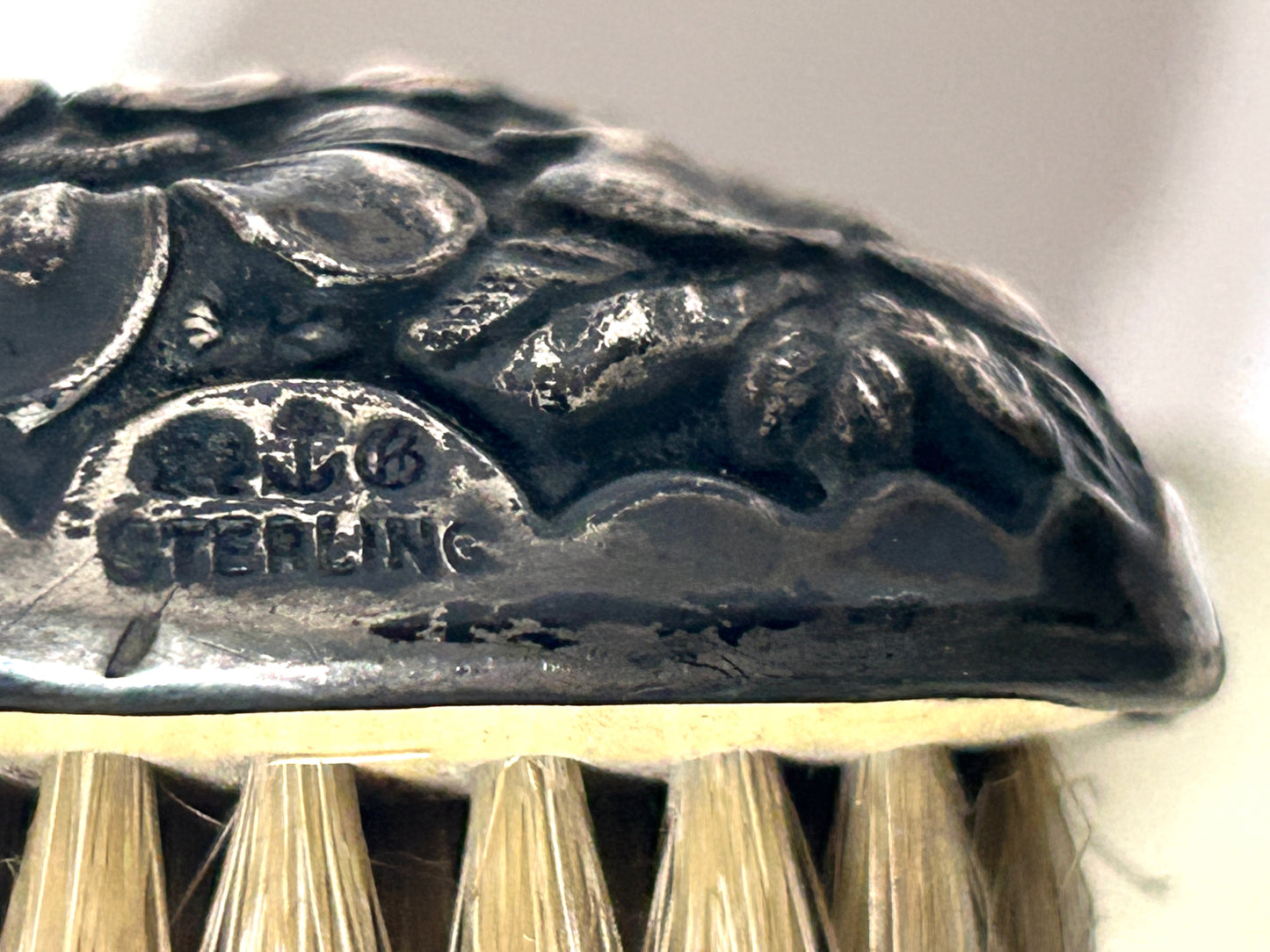 GORHAM STERLING SILVER ANTIQUE FLORAL DRESSER SET