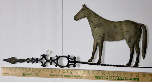STANDING HORSE DODD & STRUTHERS COPPER ANTIQUE WEATHERVANE