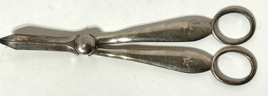 WHITE STAR SHIP LINES SILVER PLATED GRAPE SHEARS