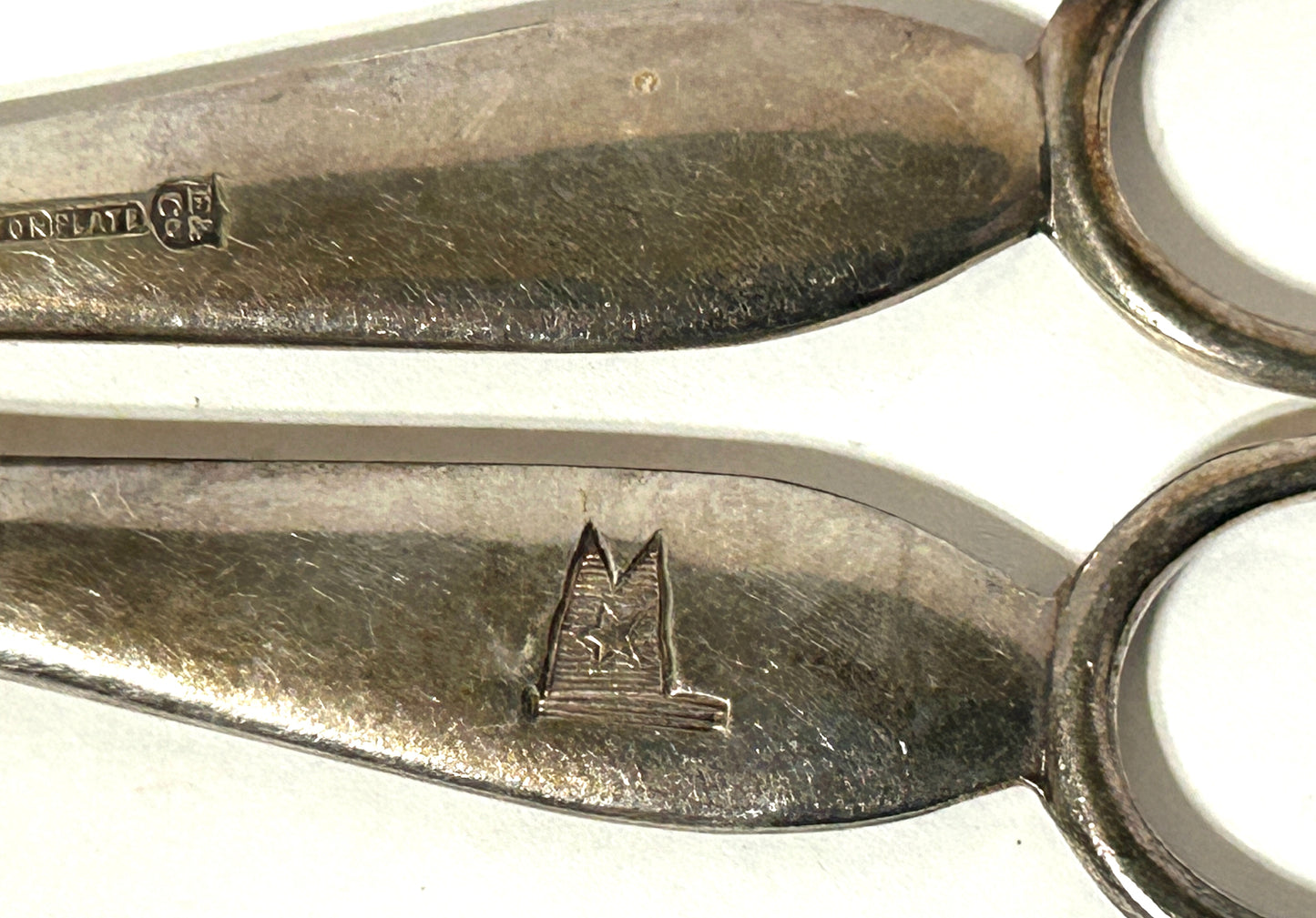 WHITE STAR SHIP LINES SILVER PLATED GRAPE SHEARS