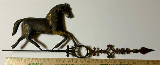 ANTIQUE RUNNING HORSE WEATHERVANE ARROW