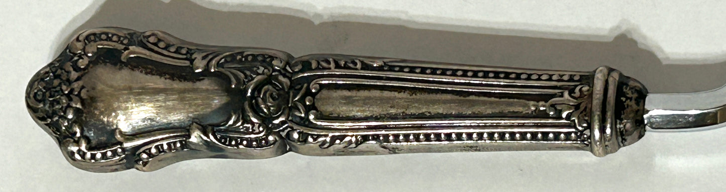 STERLING HANDLES PAIR OF CHEESE AND MEAT SLICERS