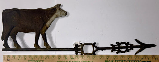 ANTIQUE COW WEATHERVANE