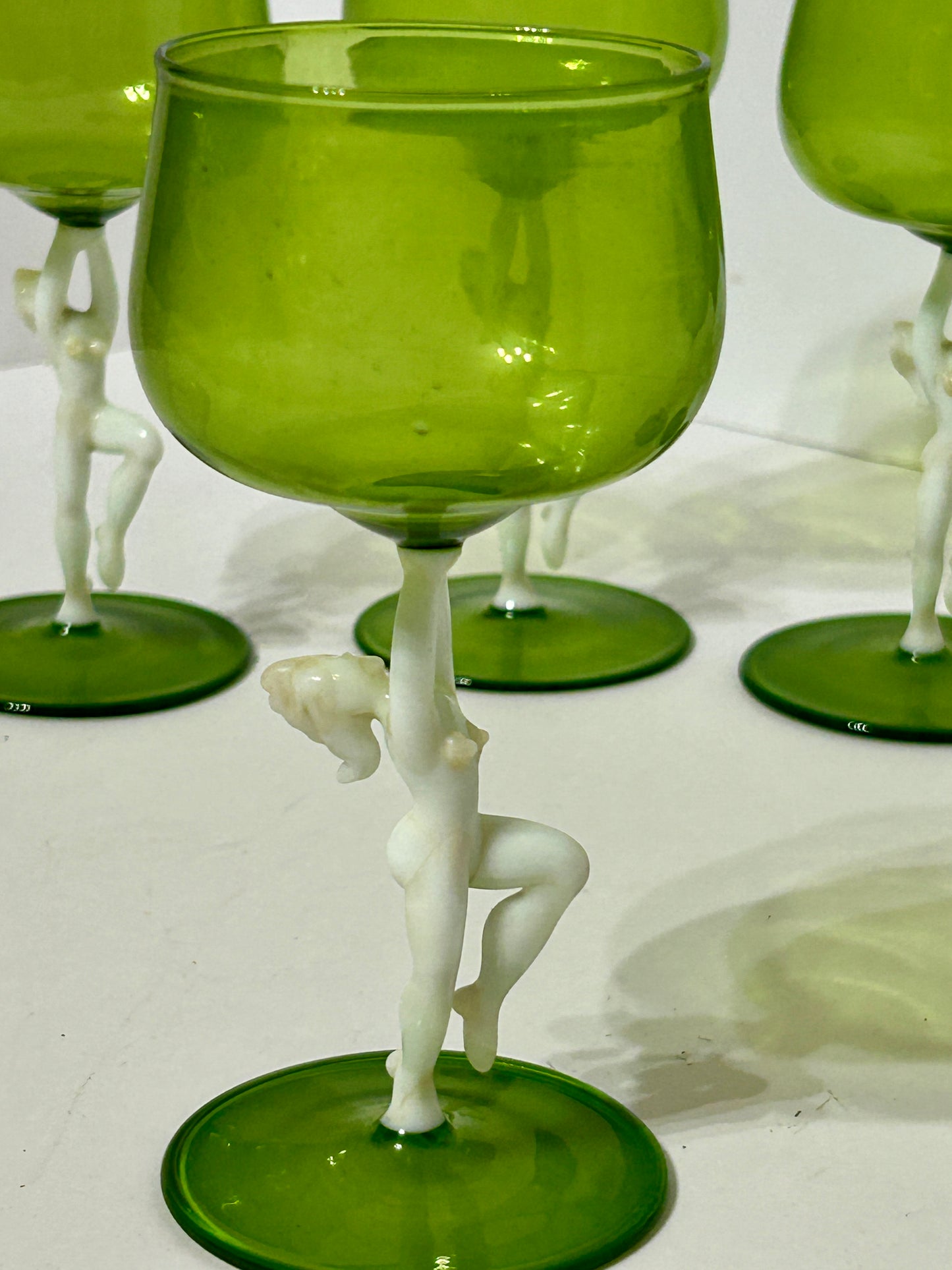 BIMINI WERKSTATTE GLASS FRITZ LAMPL DANCING GIRL GLASSES