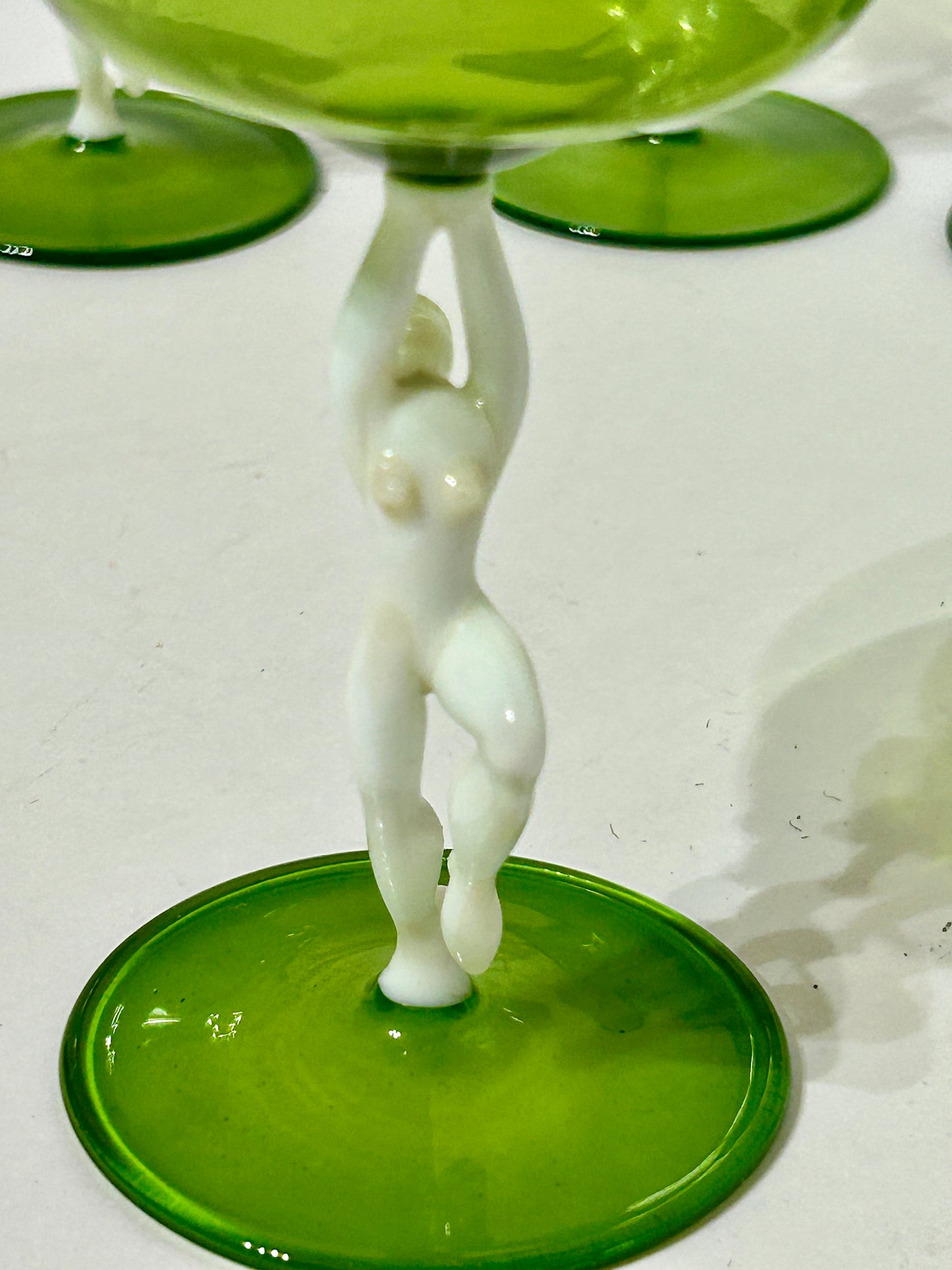 BIMINI WERKSTATTE GLASS FRITZ LAMPL DANCING GIRL GLASSES