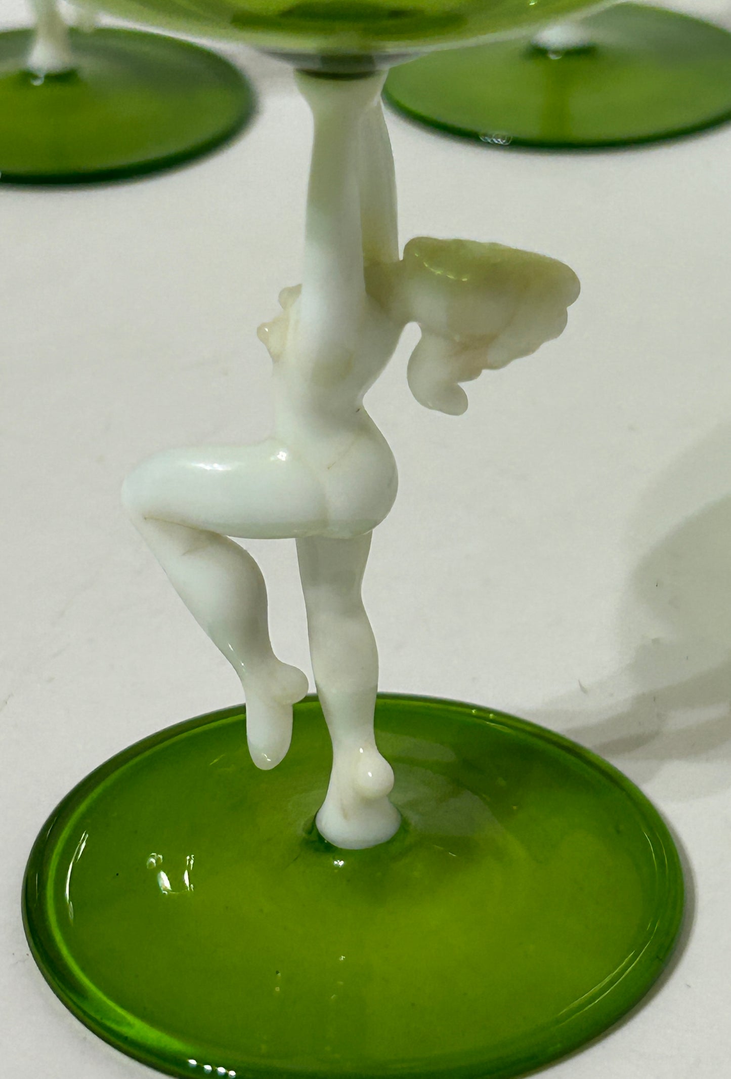 BIMINI WERKSTATTE GLASS FRITZ LAMPL DANCING GIRL GLASSES