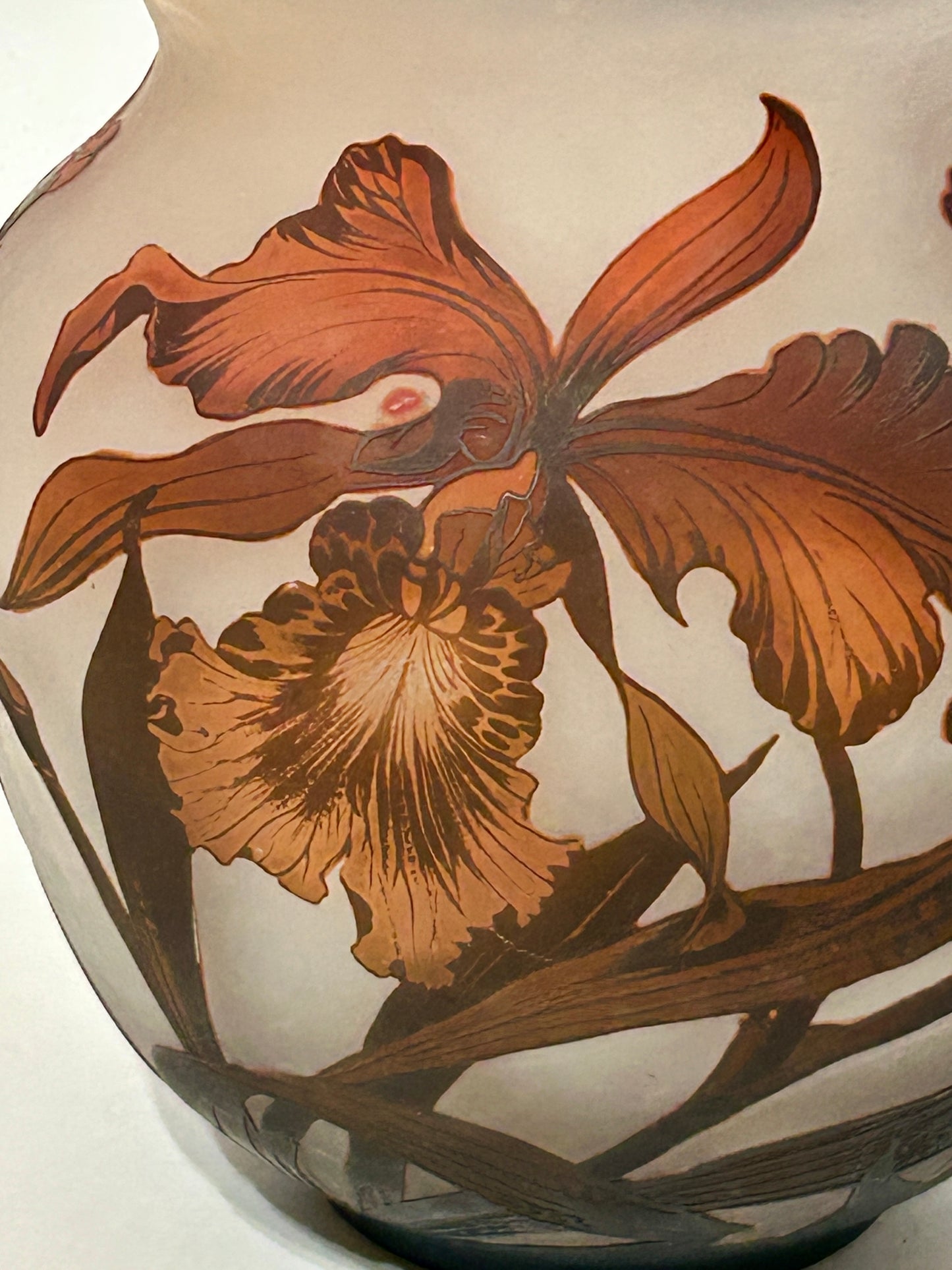 ANTIQUE ARSALL SIGNED CAMEO ART GLASS VASE