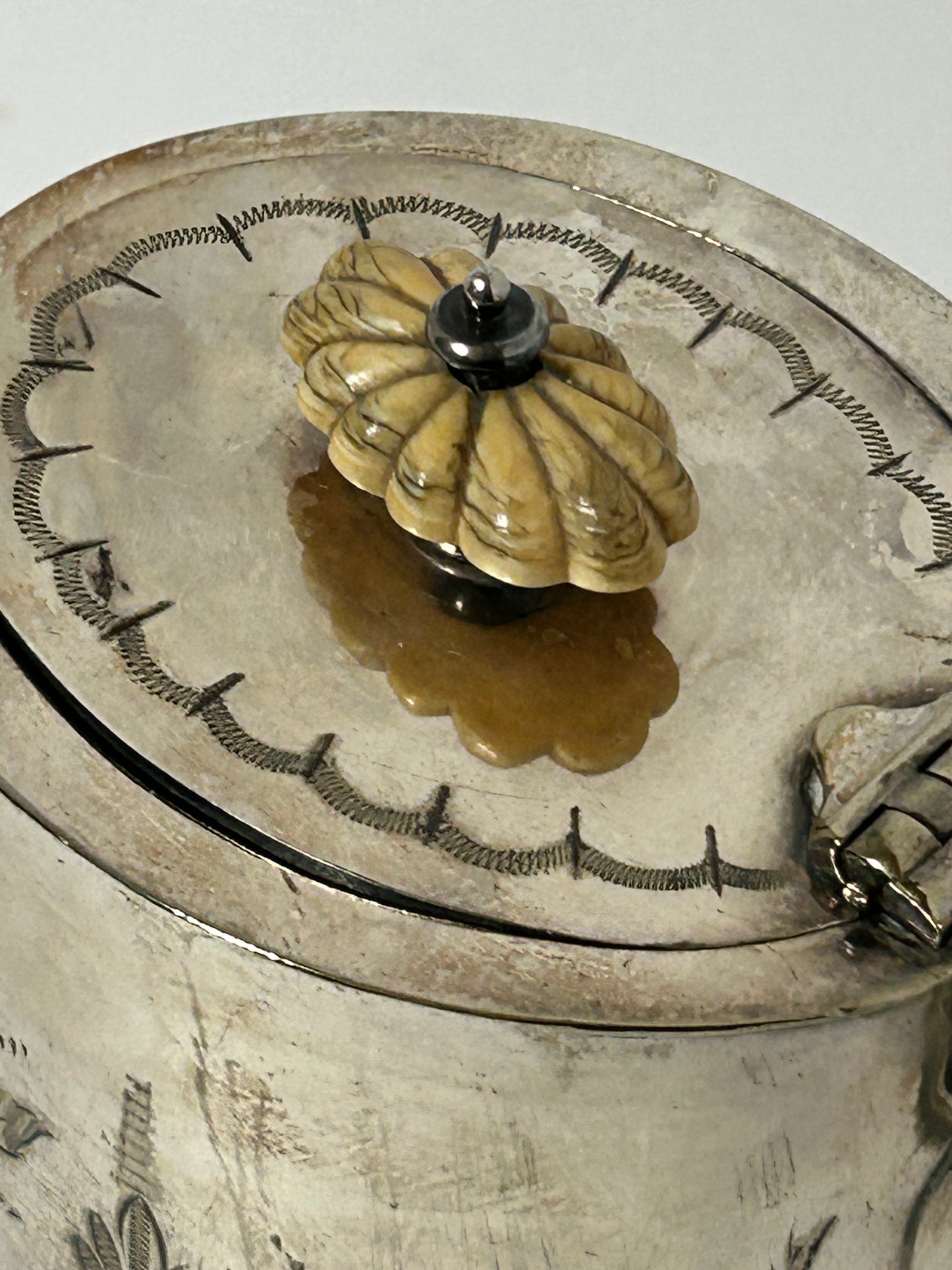 ANTIQUE EARLY SHEFFIELD SILVER COFFEE POT