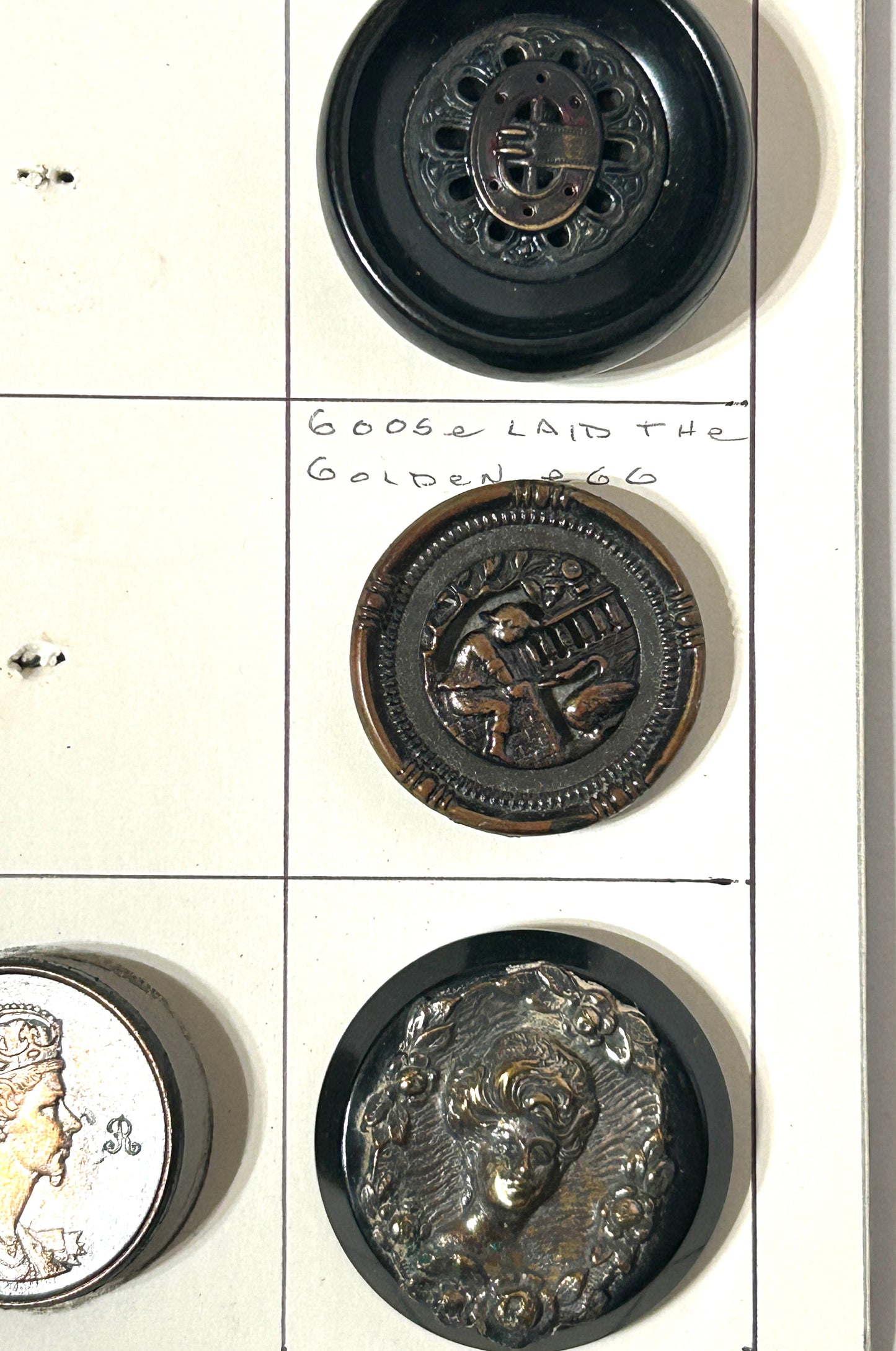 ANTIQUE CLOTHING LARGE BUTTONS FOR SALE