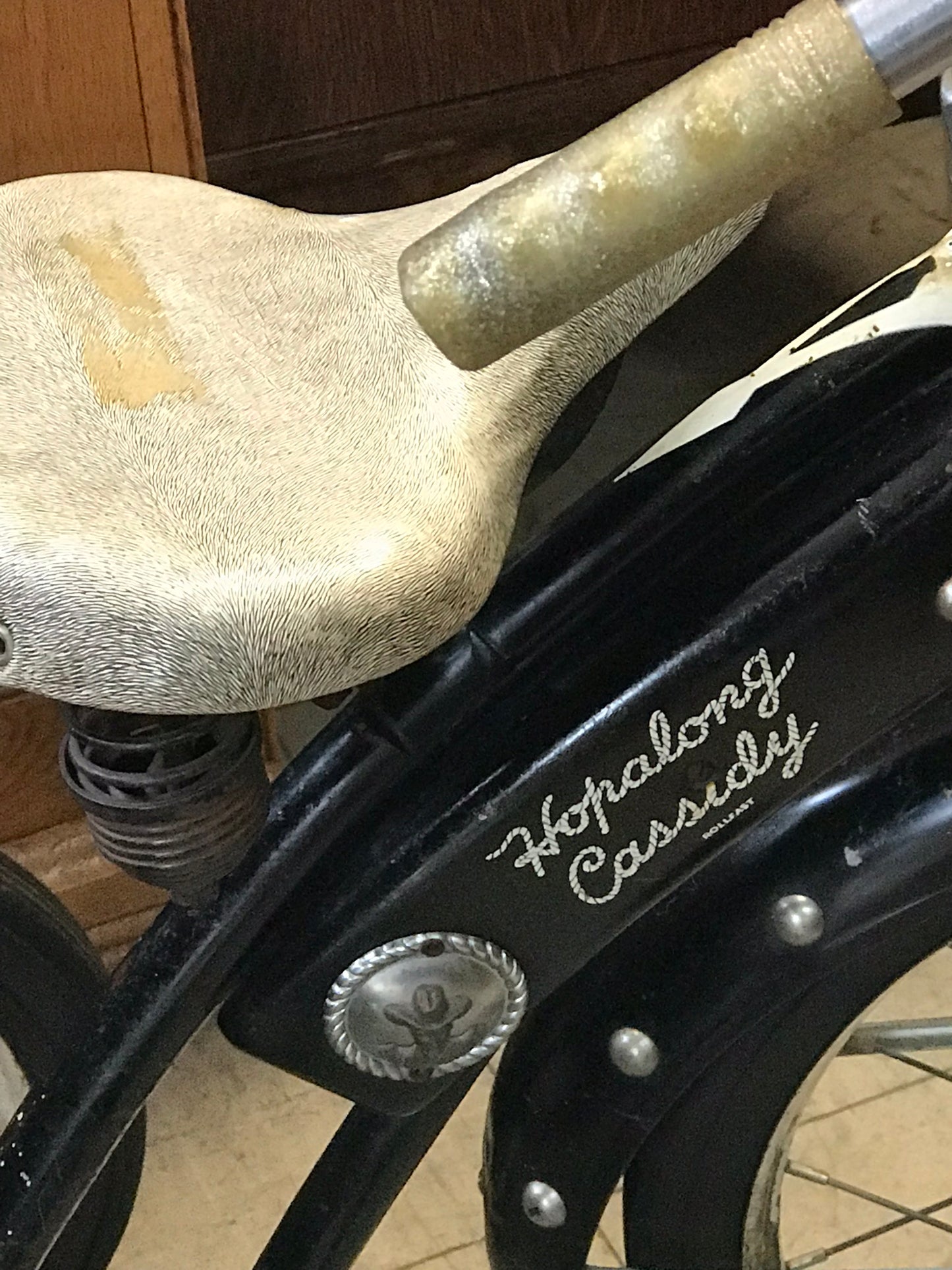 HOPALONG CASSIDY 1950'S  TRICYCLE