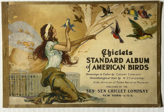 CHICLETS GUM ANTIQUE ADVERTISING ALBUM OF AMERICAN BIRDS