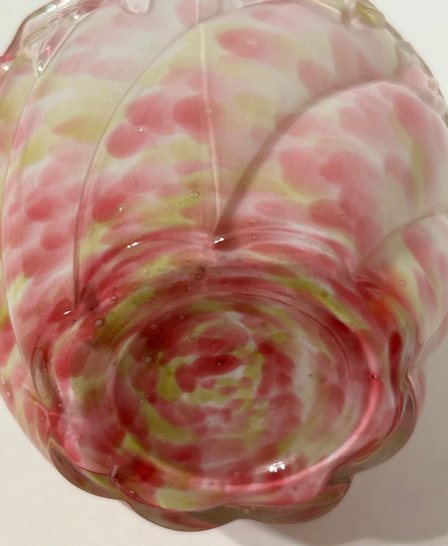 NORTHWOOD GLASS ROYAL OAK SPATTER GLASS SYRUP