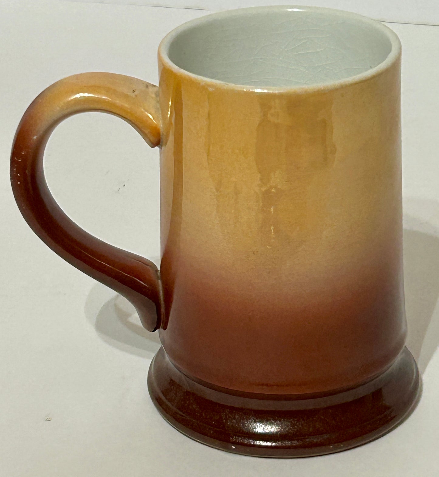 ROUND OAK STOVES ANTIQUE MUG WITH NATIVE AMERICAN DESIGN