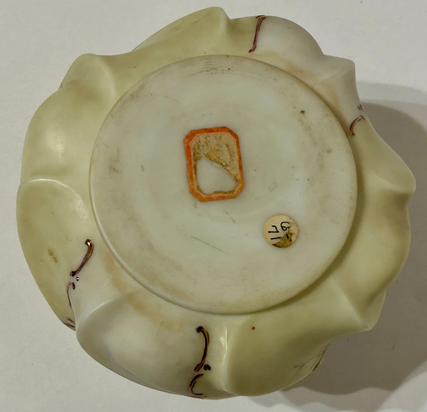 WAVECREST GLASS DRESSER BOX WITH SCENIC DESIGN