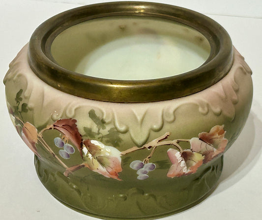 NAKARA GLASS BY C. F. MONROE BOWL FERNER