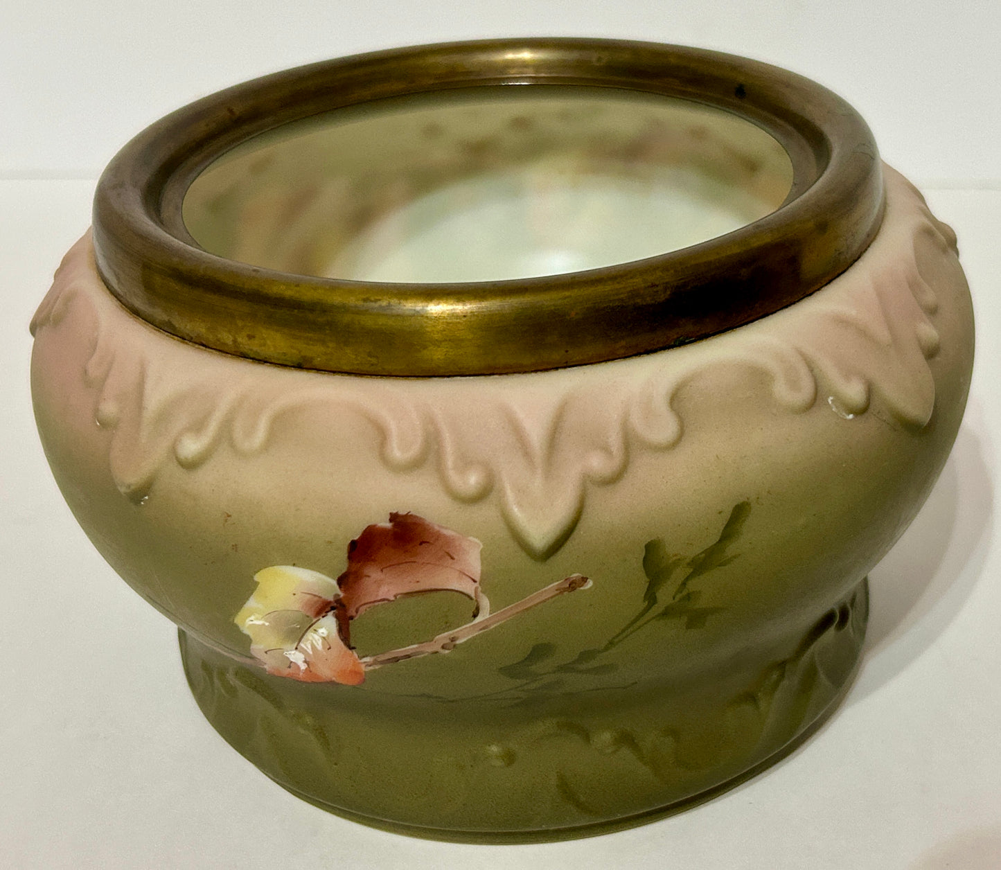 NAKARA GLASS BY C. F. MONROE BOWL FERNER