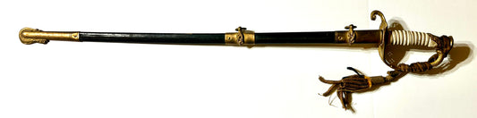 NAVY OFFICER SWORD AMERICAN 1852 MODEL INSCRIBED