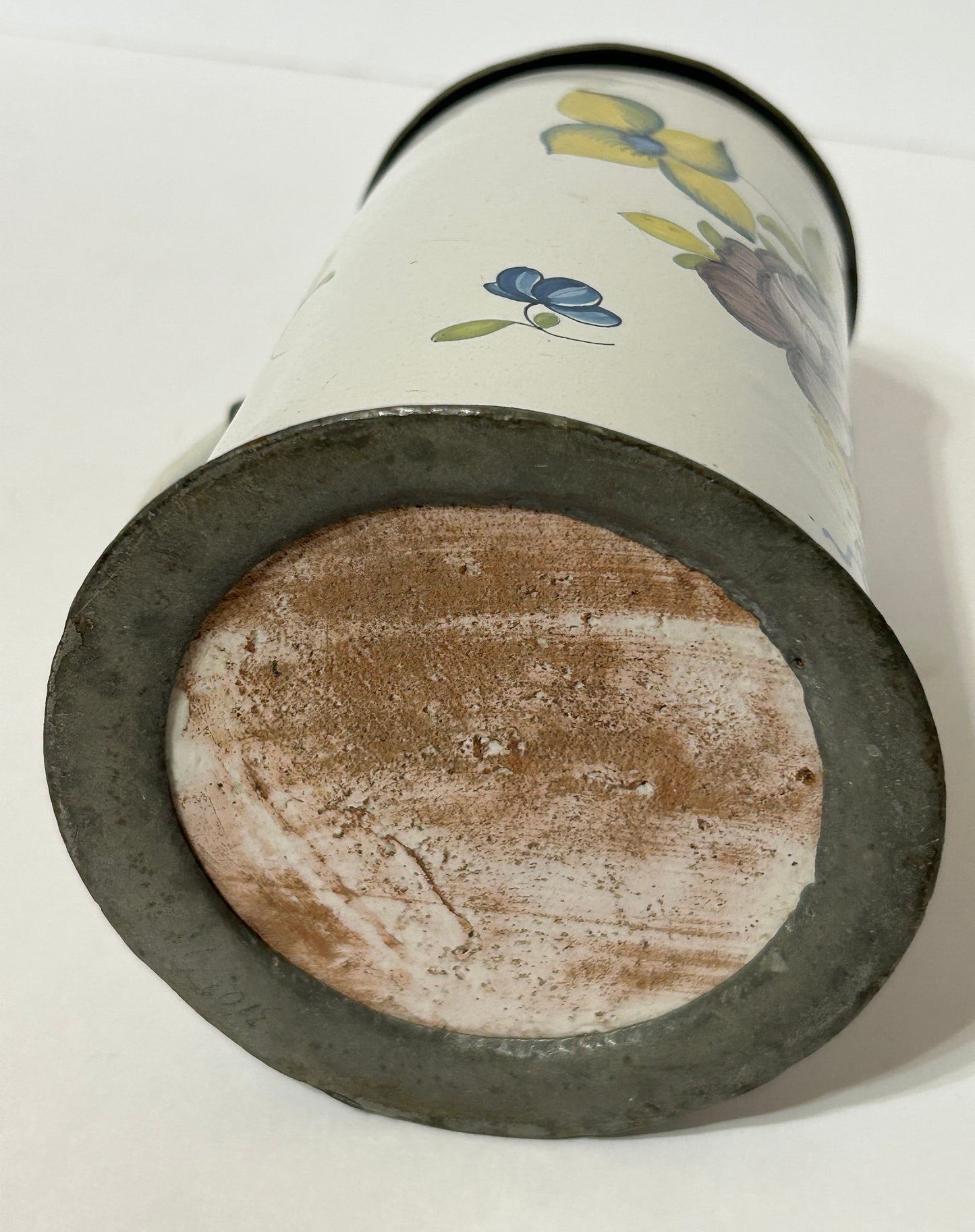 ANTIQUE GERMAN FAIENCE STEIN LATE 1700'S