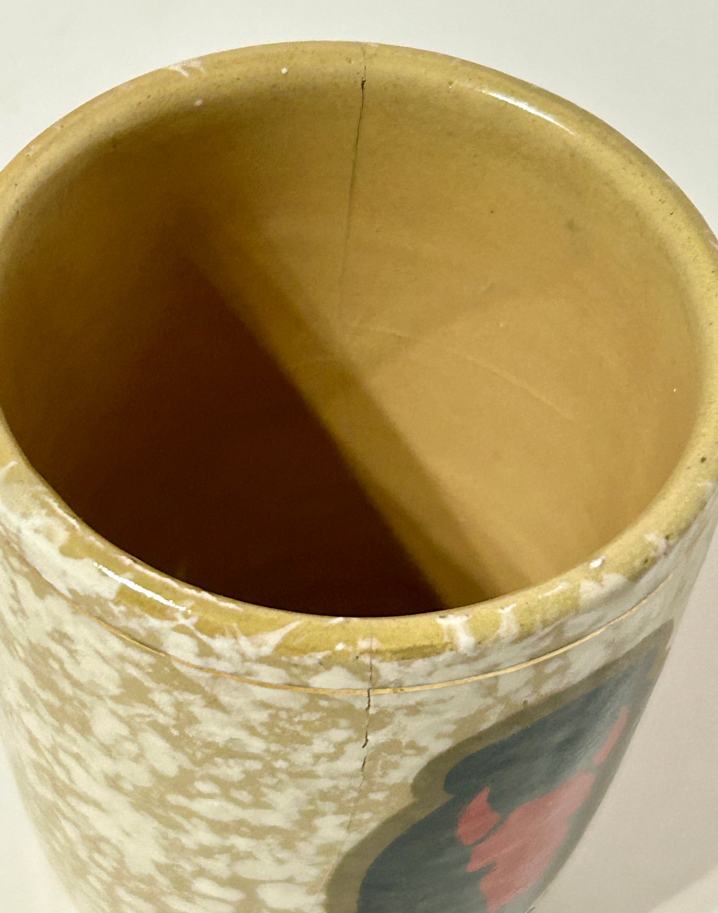 WWII 34TH DIVISION RED BULL 135TH INFANTRY SET OF FOUR CERAMIC TUMBLERS