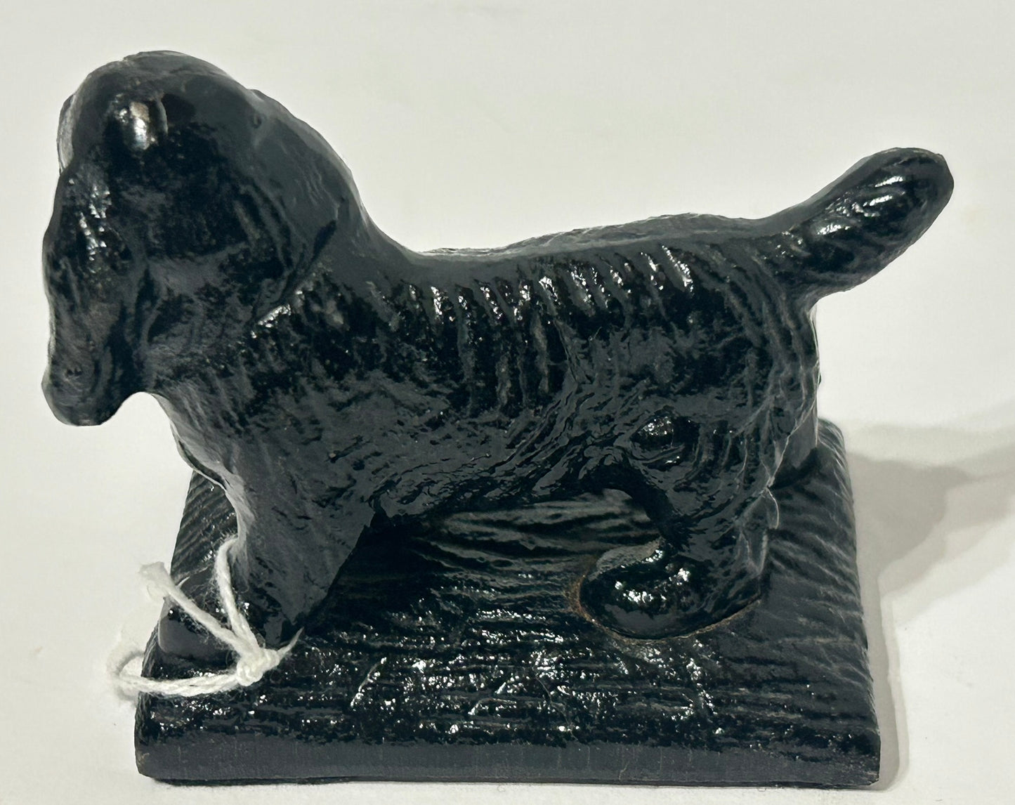 BRILLION IRON WORKS CAST IRON DOG FIGURAL PAPERWEIGHT