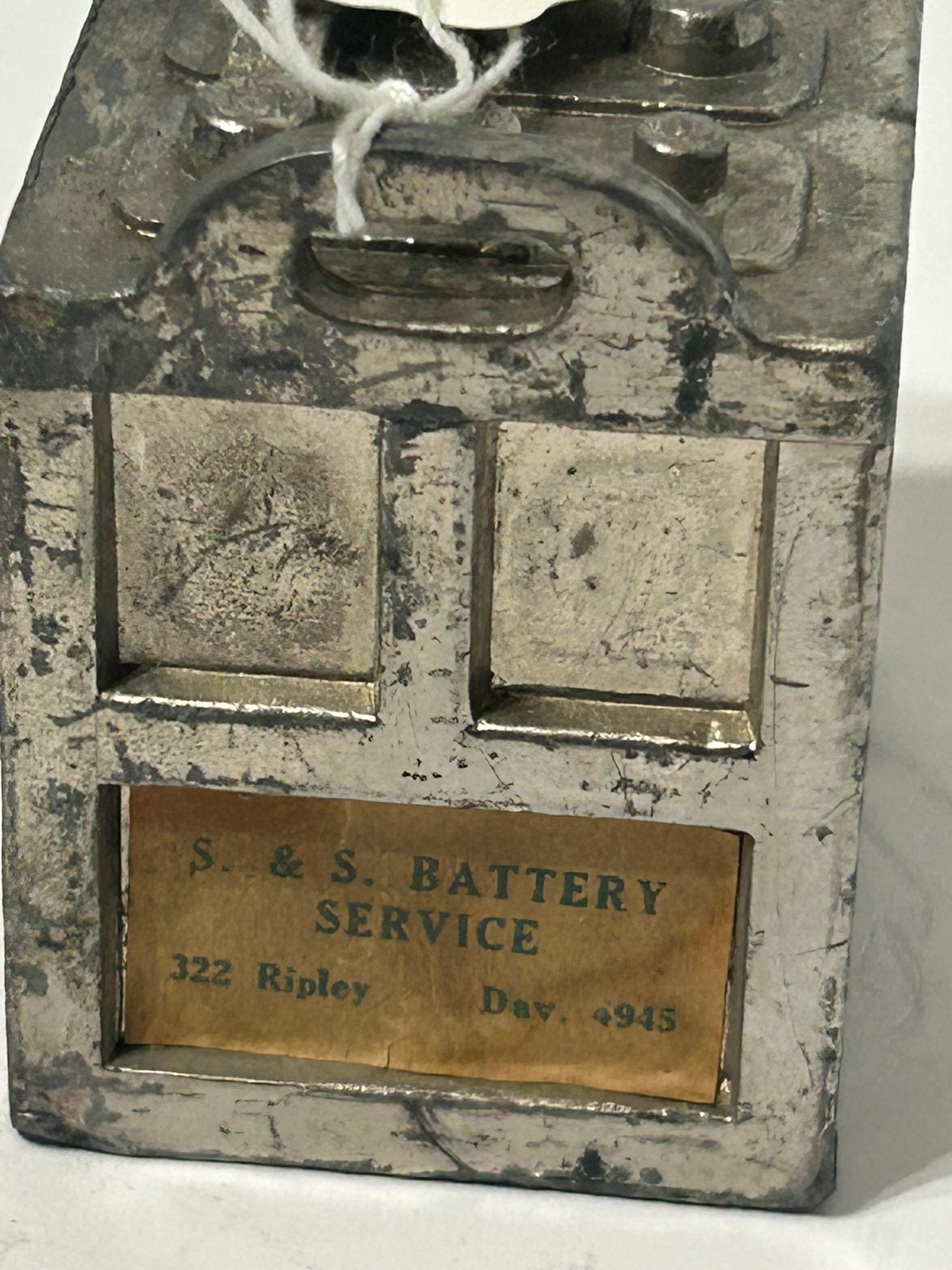 VESTA BATTERY ADVERTISING PAPERWEIGHT