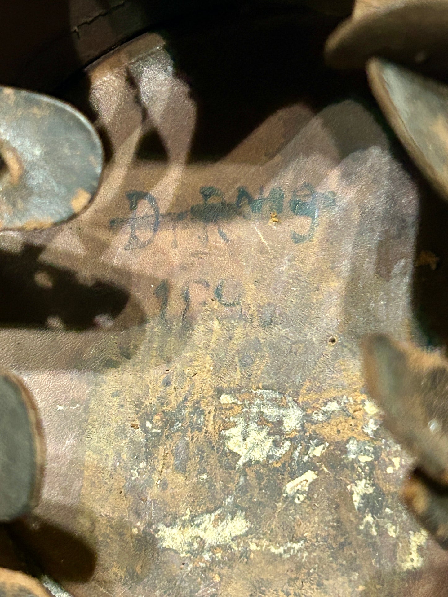 PRUSSIAN SHAKO ENLISTED LEATHER HELMET EARLY