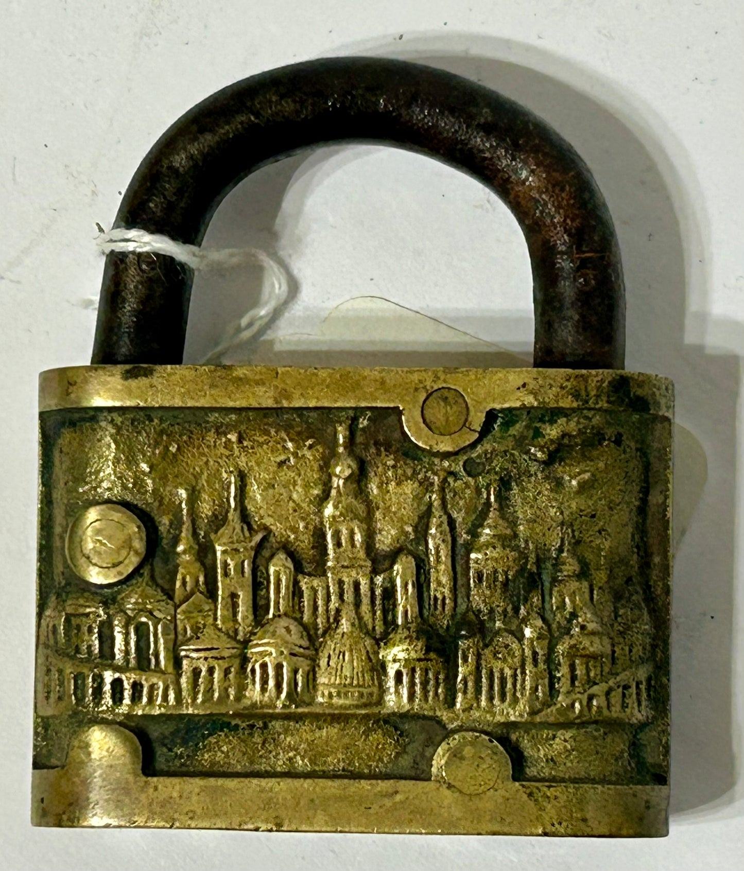 1904 MISSOURI WORLDS FAIR BRASS PADLOCK