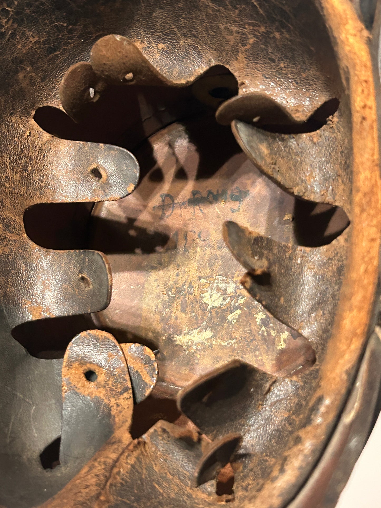 PRUSSIAN SHAKO ENLISTED LEATHER HELMET EARLY