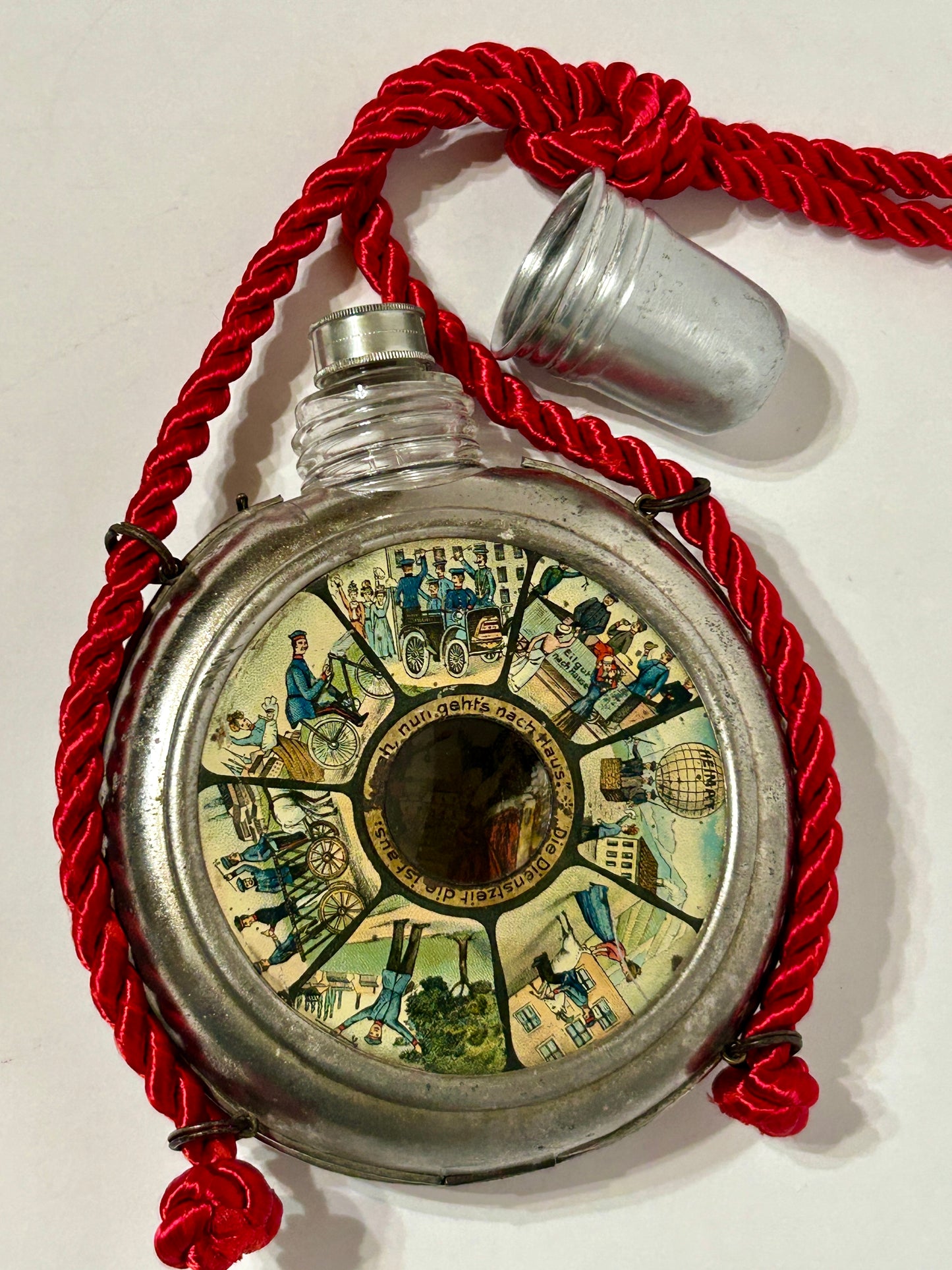 GERMAN REGIMENTAL FLASK FROM EARLY 1900'S