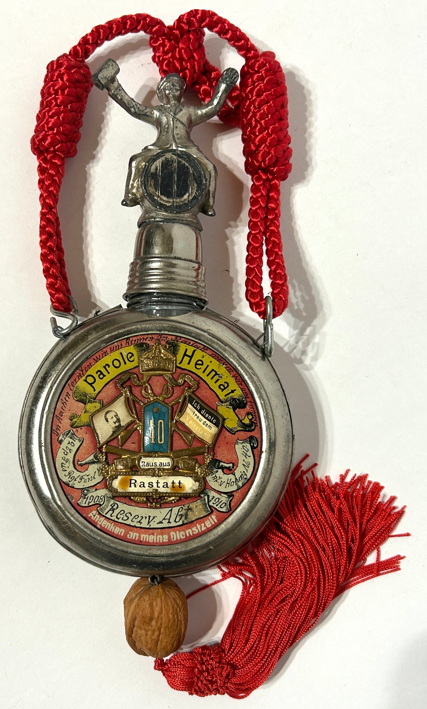IMPERIAL GERMAN REGIMENTAL FLASK 1908-1910 FOR SALE