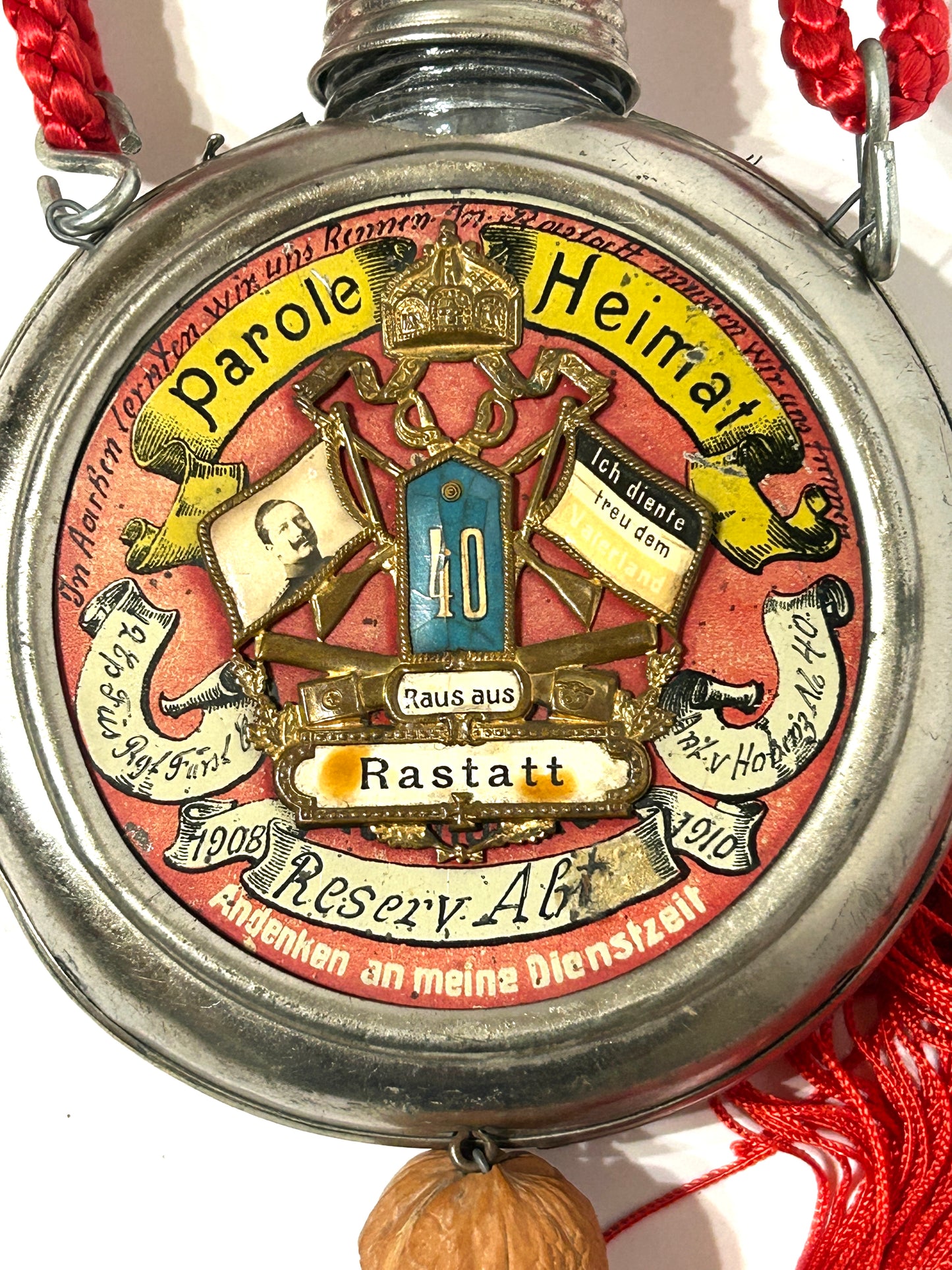 IMPERIAL GERMAN REGIMENTAL FLASK 1908-1910 FOR SALE