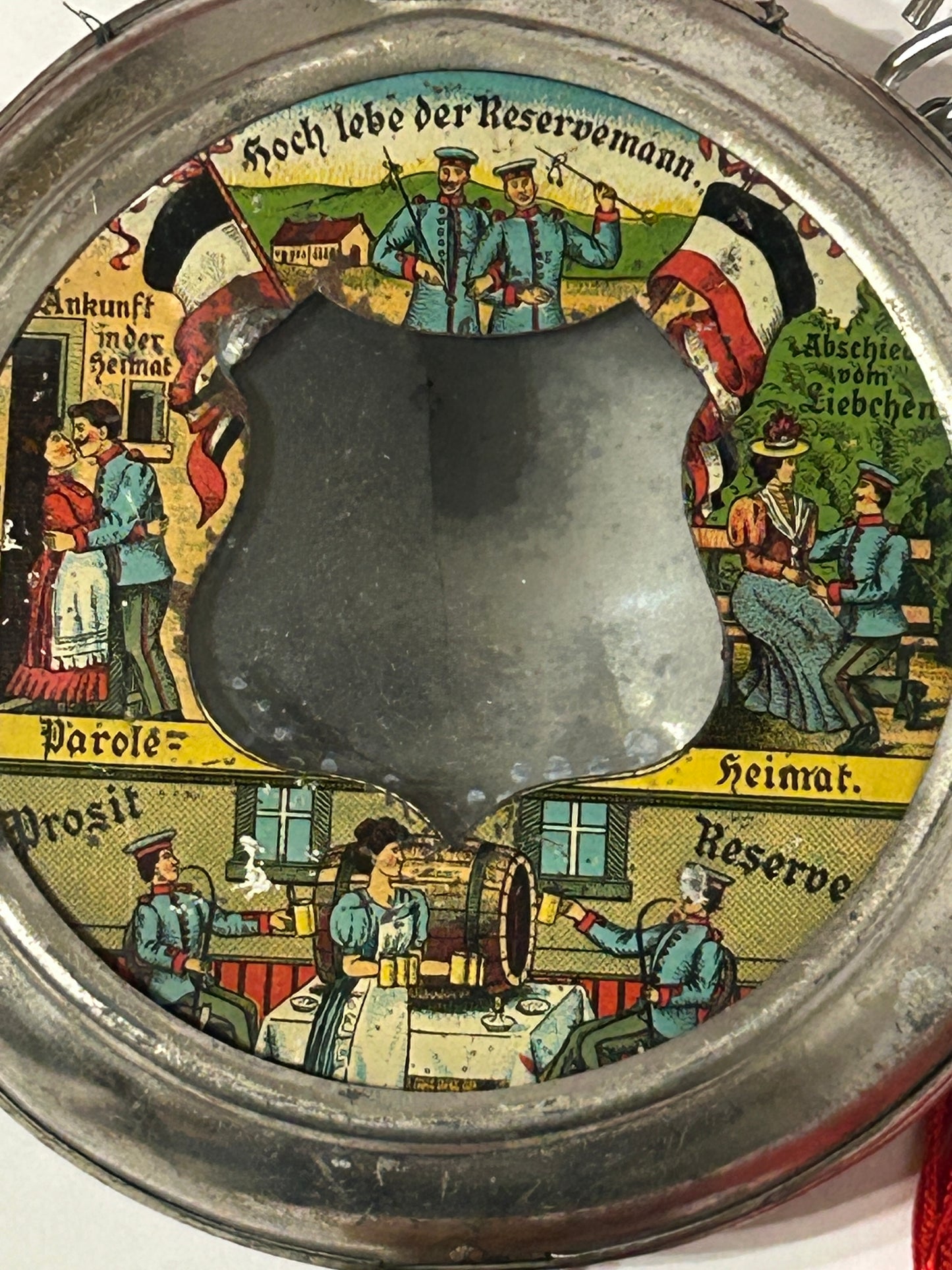 IMPERIAL GERMAN REGIMENTAL FLASK 1908-1910 FOR SALE