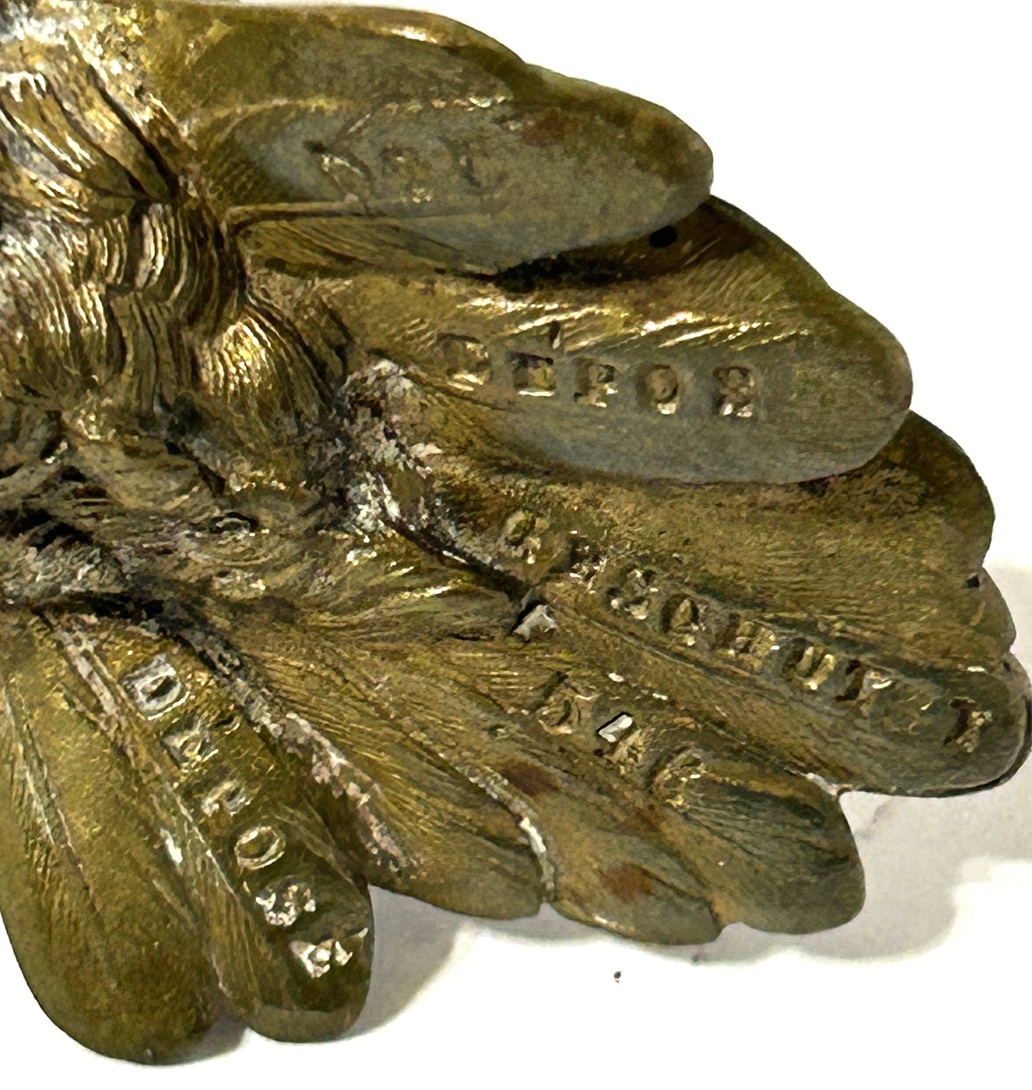 FRANZ BERGMAN BRONZE CHICKEN