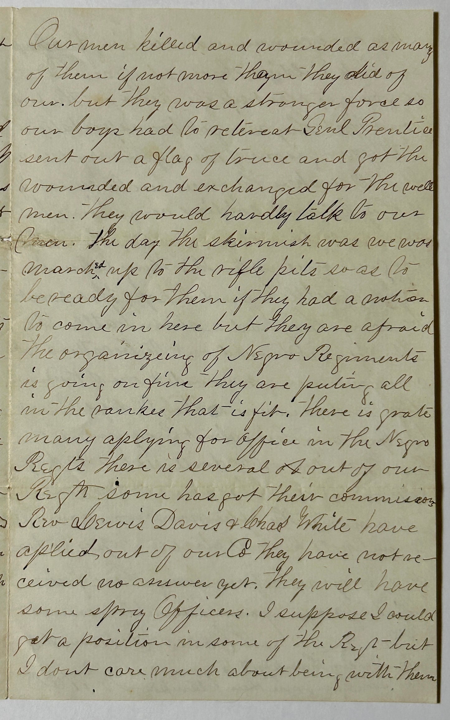CIVIL WAR SOLDIER 36TH IOWA INFANTRY LETTER