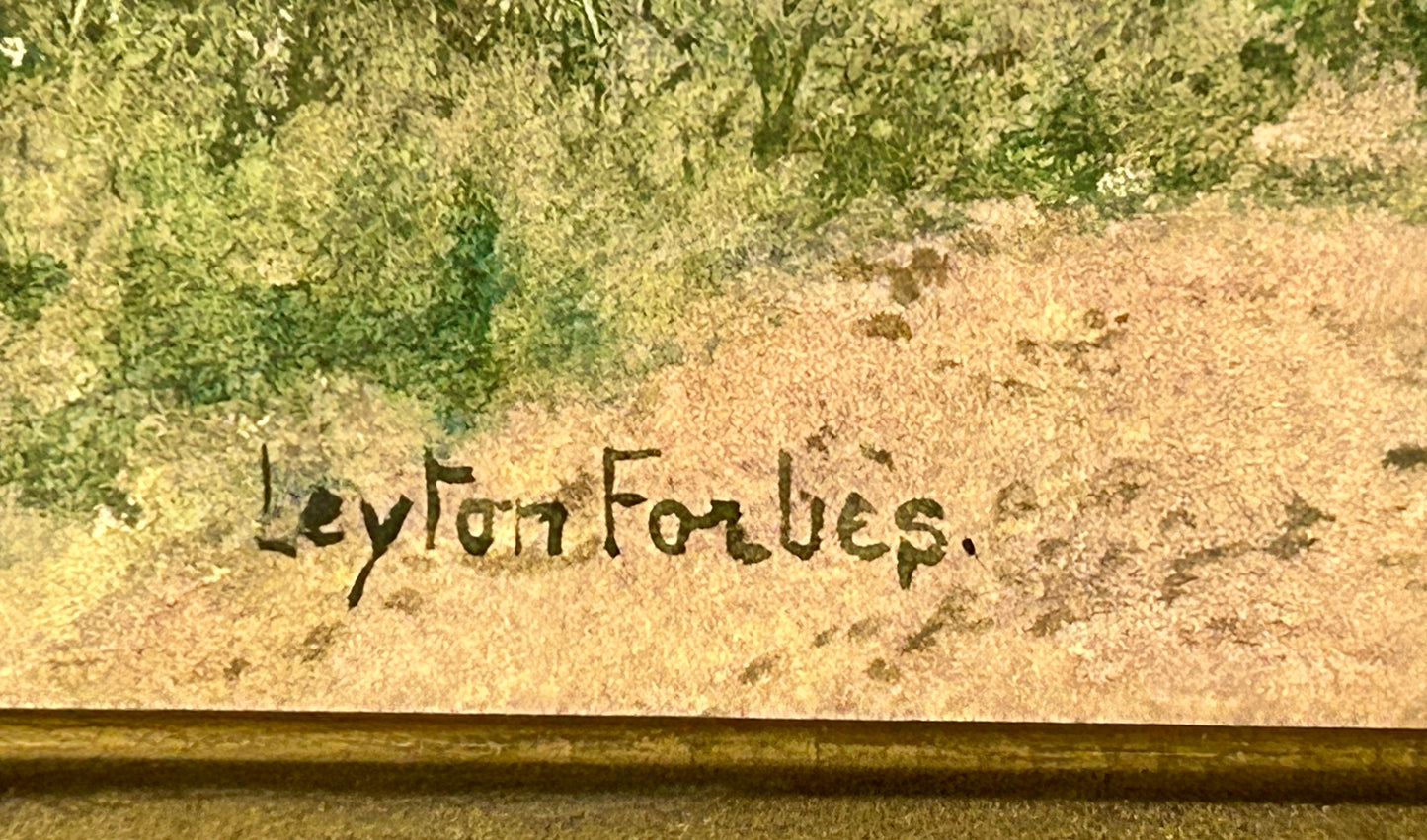DEYTON FORBES 1861-1939 WATERCOLOR SCENE