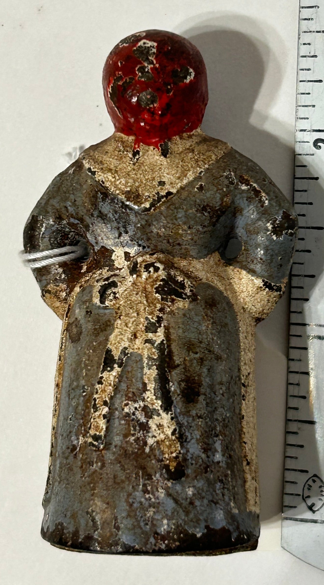 CAST IRON "MAMMY" FIGURAL PAPERWEIGHT