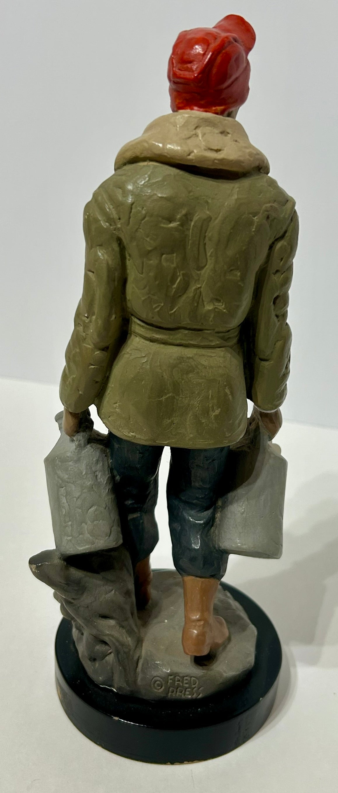 FRED PRESS DAIRY MAN SCULPTURE CIRCA 1940