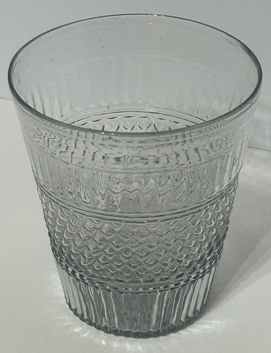 ANTIQUE FLIP GLASS BLOWN MOLDED PATTERN CIRCA 1830