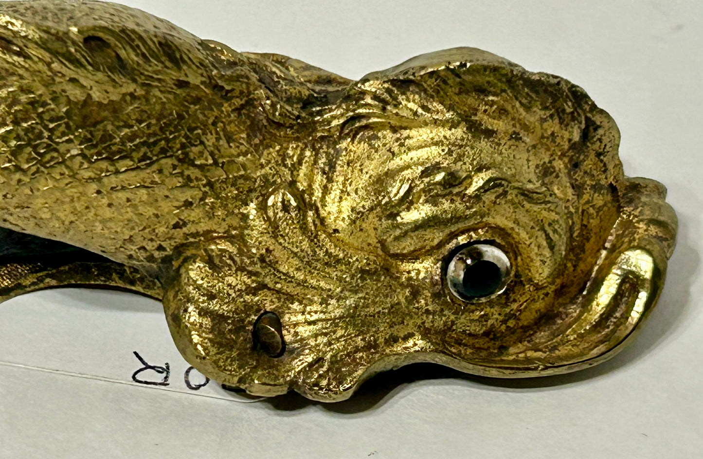 DOLPHIN ANTIQUE BILL CLIP