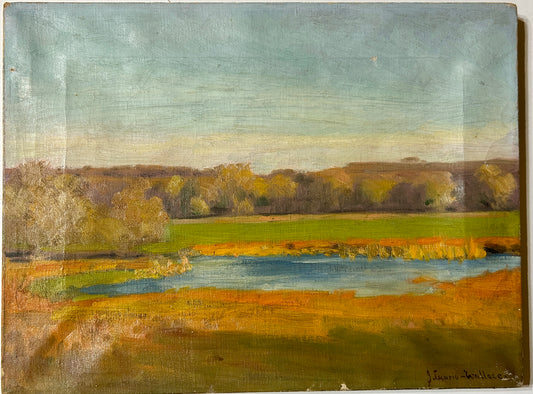 OMAHA NEBRASKA ARTIST J. LAURIE WALLACE LANDSCAPE PAINTING