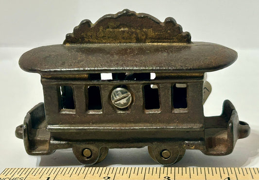 STREET CAR ANTIQUE STILL BANK