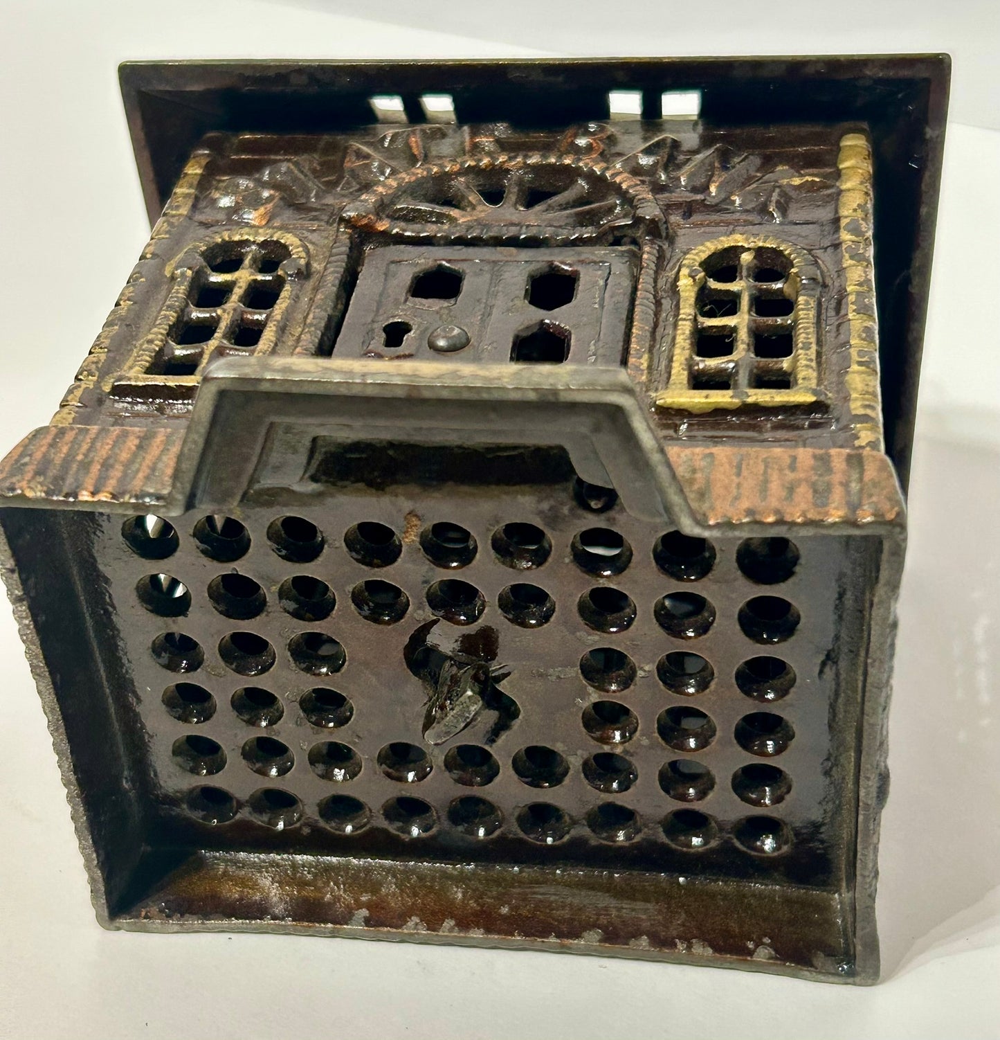 ANTIQUE STATE BANK BUILDING IRON BANK