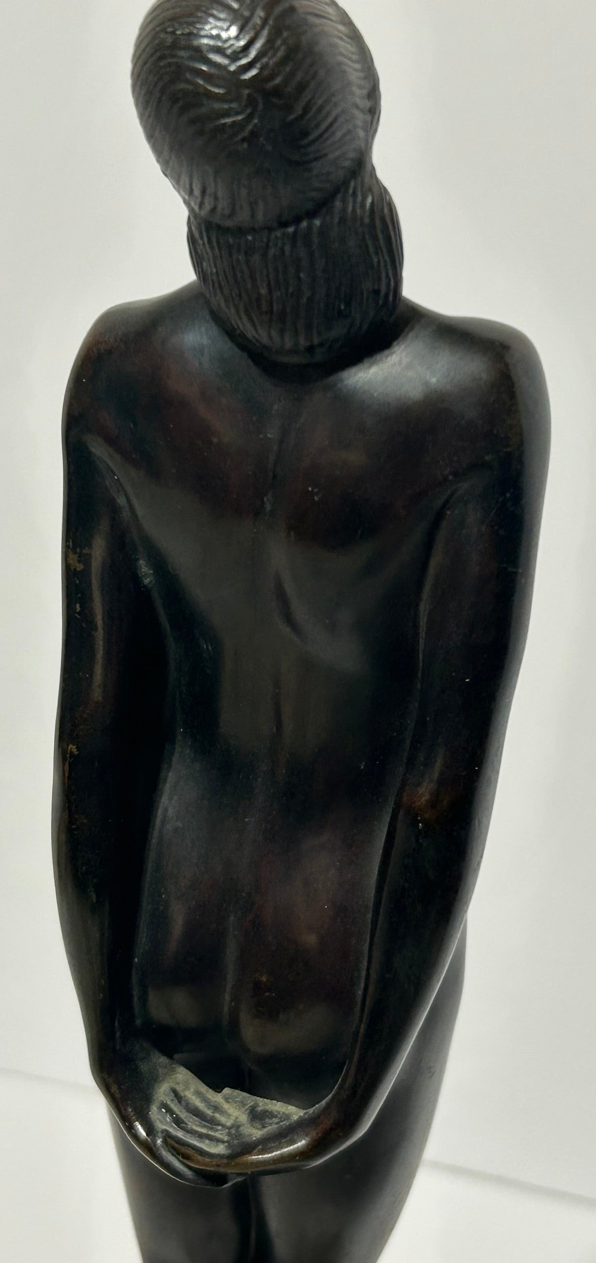 LILLI KERZINGER WERTH 1897-1971 GERMANY BRONZE NUDE STATUE