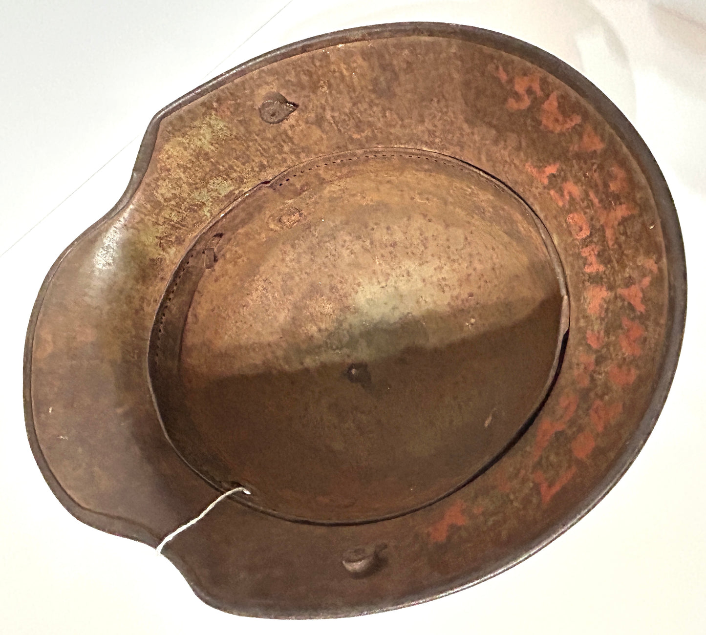 GERMAN WWI HELMET WITH CAMOUFLAGE